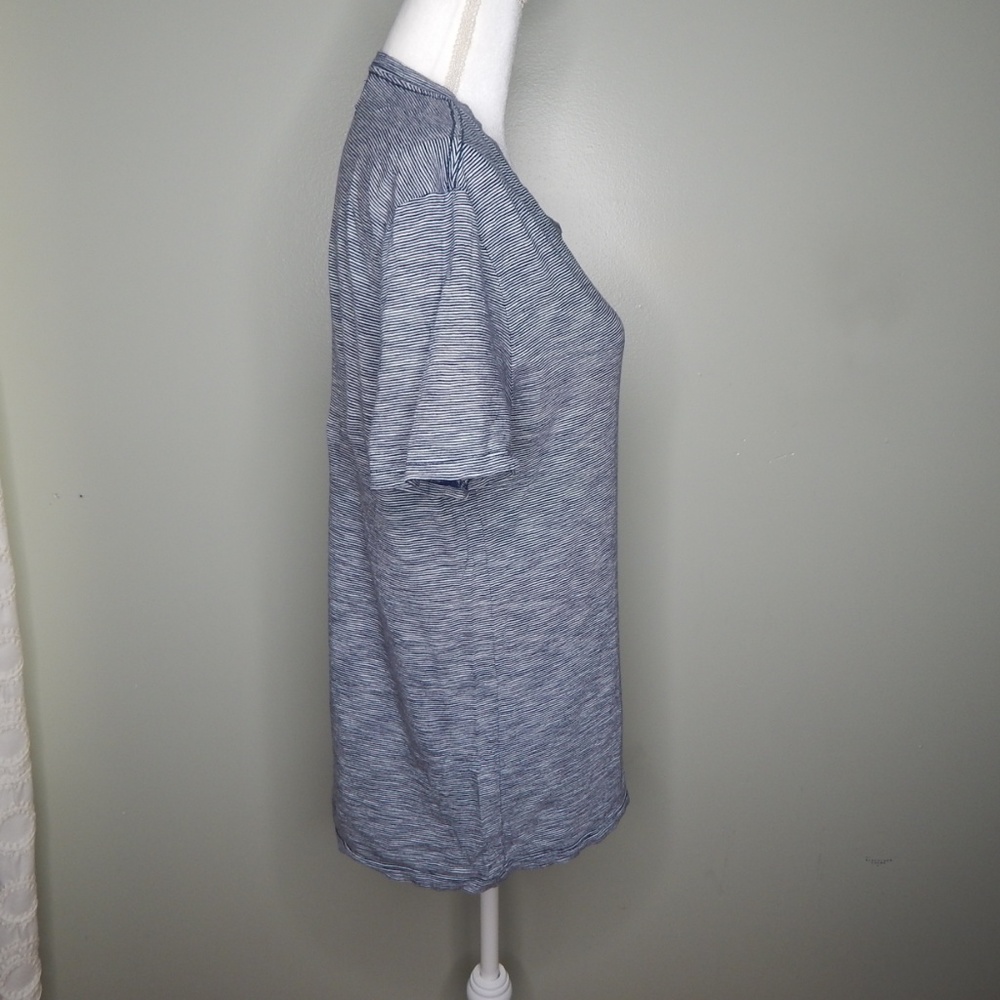 everlane women stripped t shirt sz small black - Picture 2 of 4